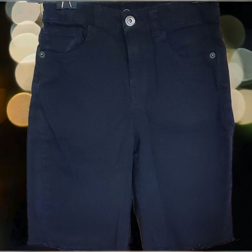 boys black shorts